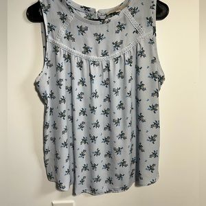 Lovely Loft blue top